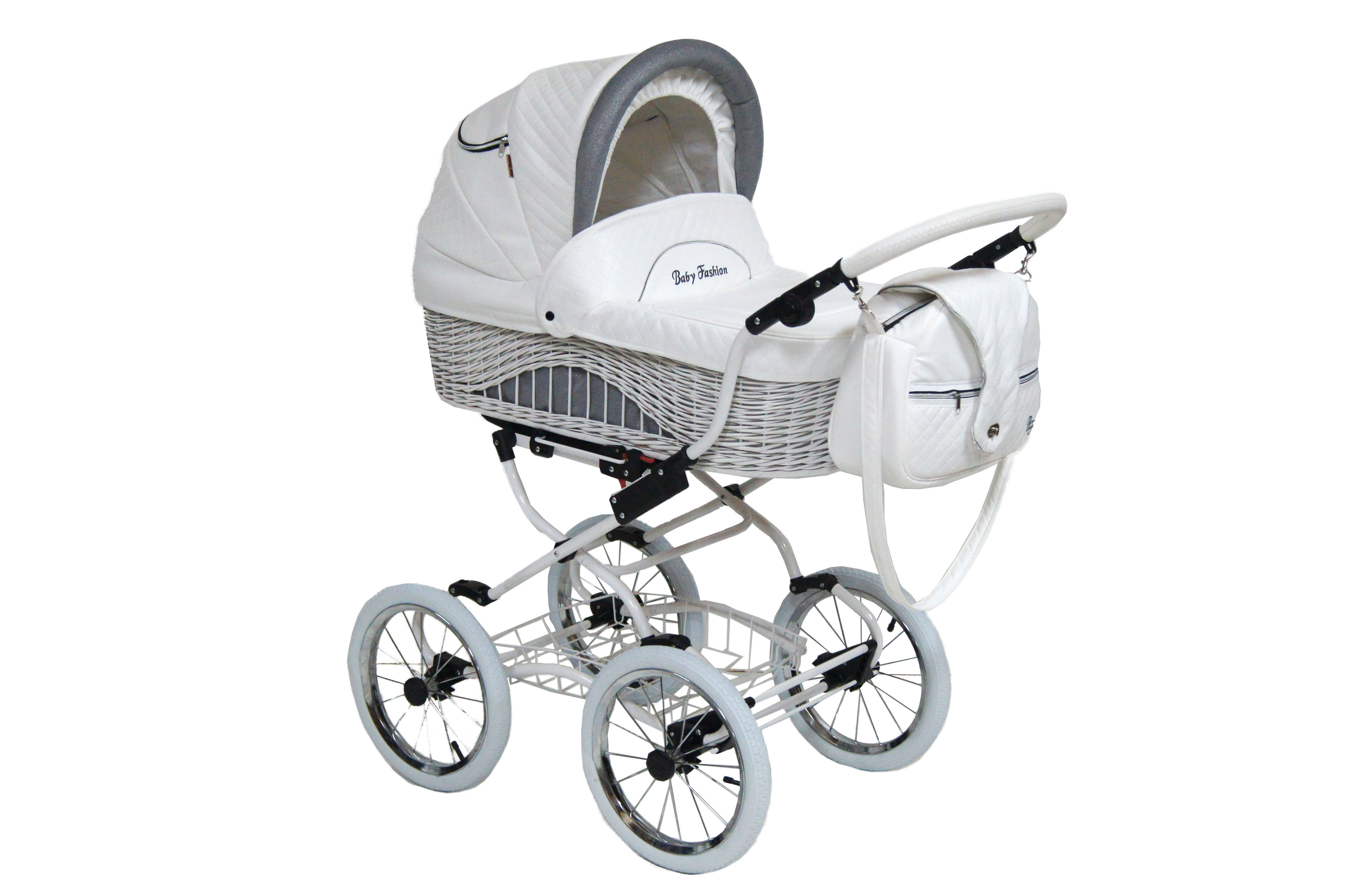 Baby Fashion Scarlett BW-6 Bērnu rati 3in1