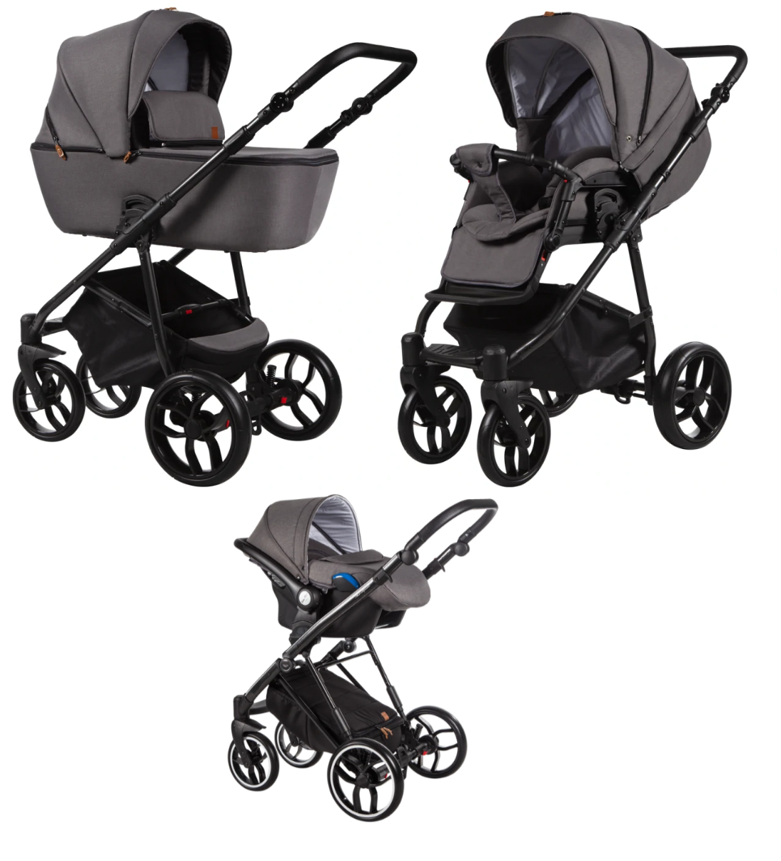 Baby Merc La Noche LNL/LN06/B Детская коляска 3 в 1