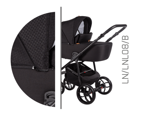 Baby Merc La Noche LNL/LNL08/B Bērnu rati 3in1