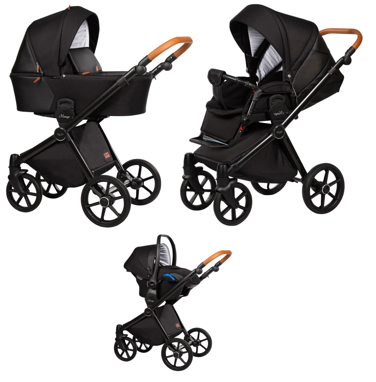 Baby Merc Mango M/ML204/B Bērnu rati 3in1