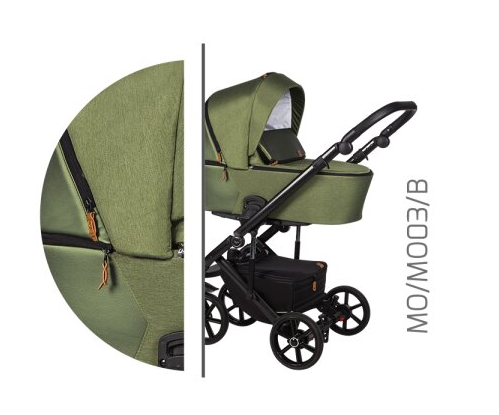 Baby Merc Mosca MO/MO03/B Bērnu rati 3in1