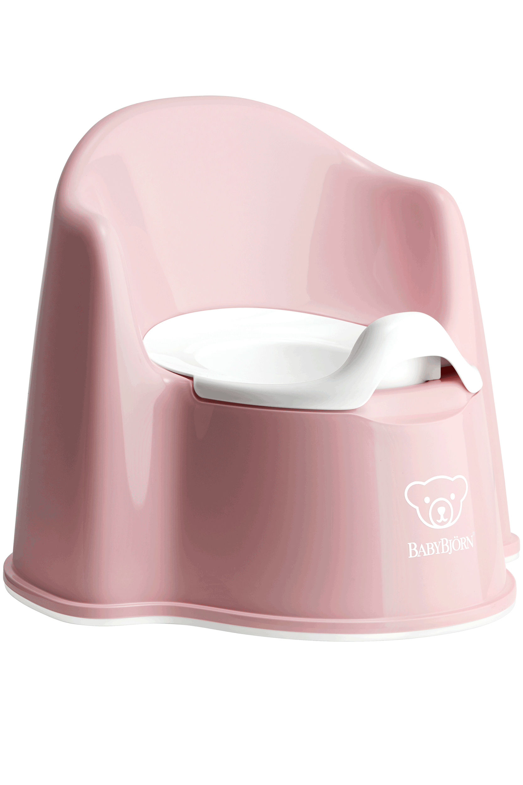 BABYBJORN POTTY CHAIR Bērnu podiņš-krēsls Powder pink/ white 055264