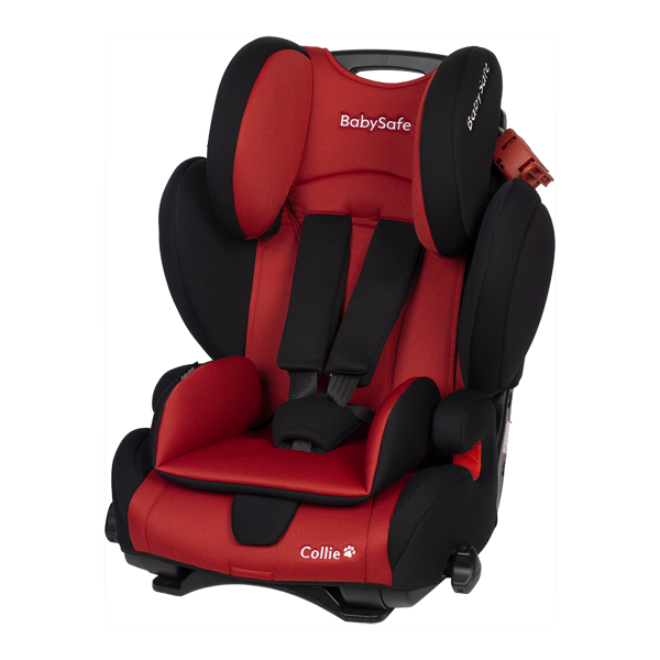 BabySafe Collie Black red Bērnu autosēdeklis 9-36 kg