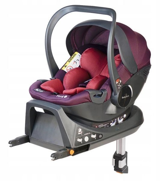 Babysafe York I-size Pink violet + ISOFIX Base Детское автокресло 0-13 кг