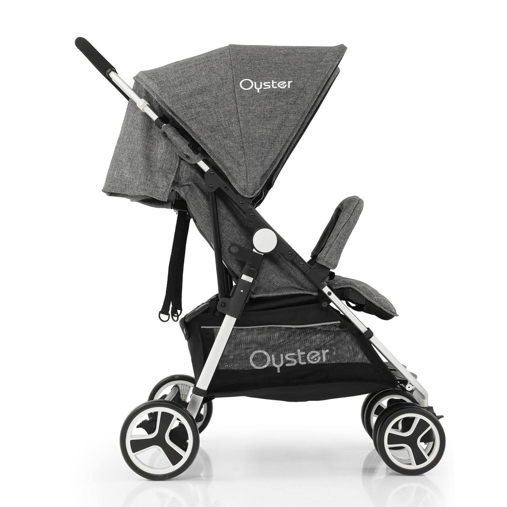 BabyStyle Oyster Twin Blue Dvīņu rati