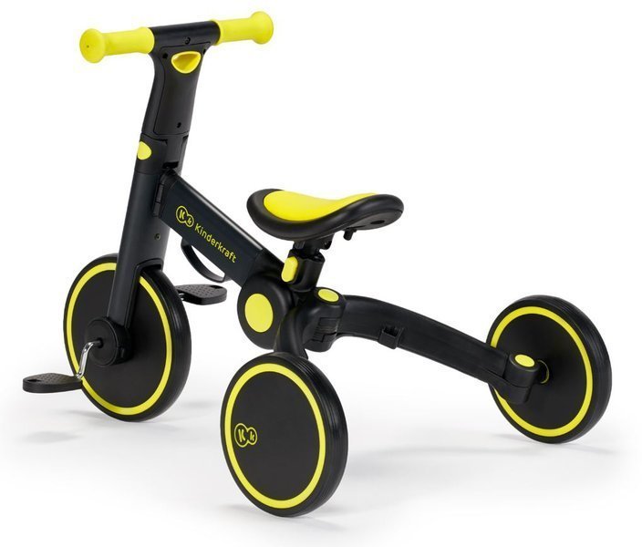 Balansa ritenis Kinderkraft 4TRIKE Black Volt 3in1