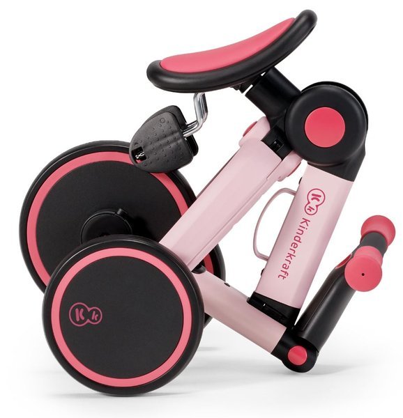 Balansa ritenis Kinderkraft 4TRIKE Candy Pink 3in1