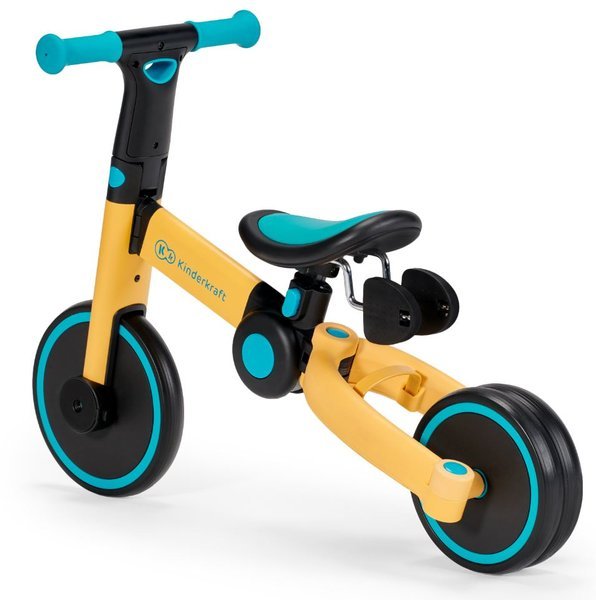 Balansa ritenis Kinderkraft 4TRIKE Yellow 3in1