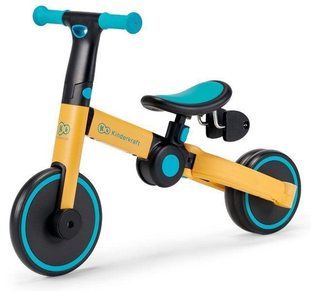 Balansa ritenis Kinderkraft 4TRIKE Yellow 3in1