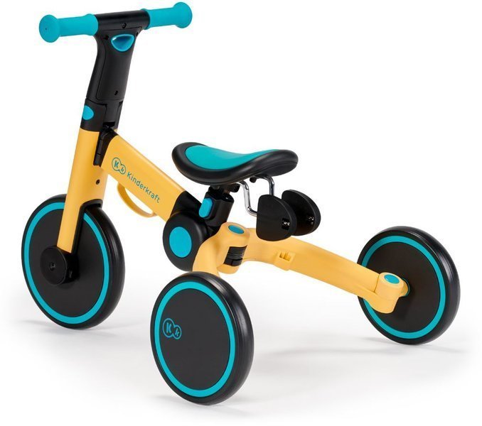 Balansa ritenis Kinderkraft 4TRIKE Yellow 3in1