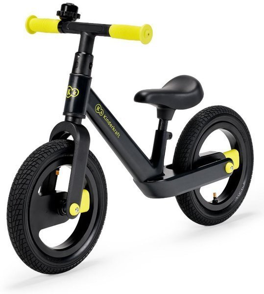 Balansa ritenis Kinderkraft Goswift Black Volt + regulējama ķivere bērniem
