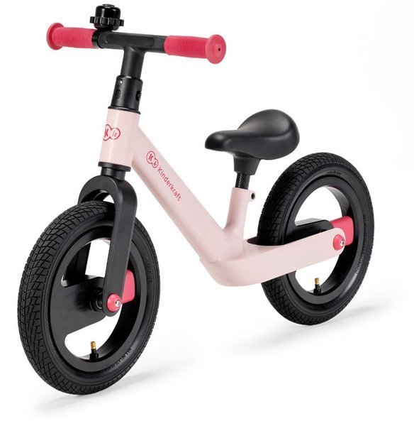 Balansa ritenis Kinderkraft Goswift Candy Pink + regulējama ķivere bērniem