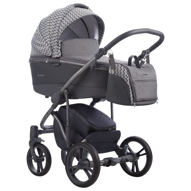 Bebetto Bresso Grey 22 Bērnu rati 2in1