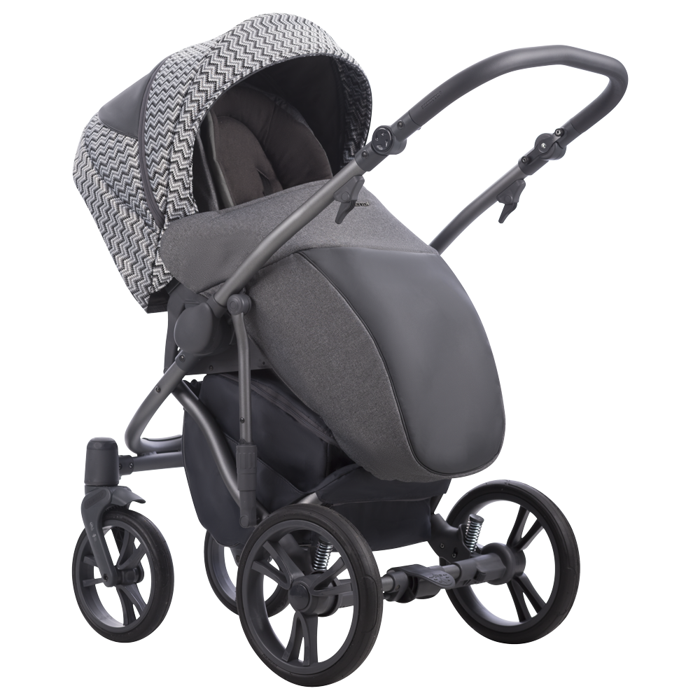 Bebetto Bresso Grey 22 Bērnu rati 2in1
