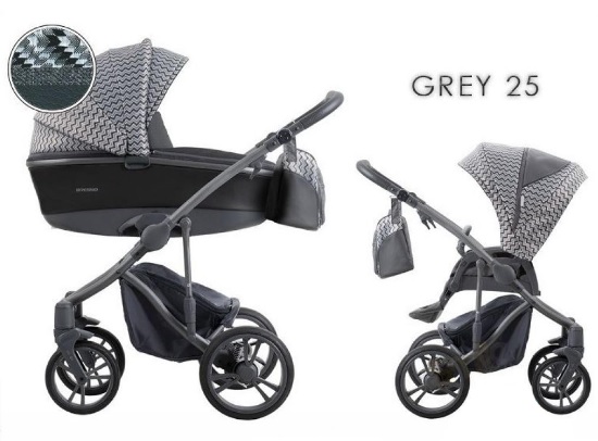 Bebetto Bresso Grey 25 Детская коляска 2в1