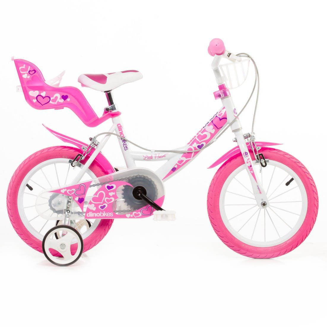 Bērnu divritenis velosipēds Dino bikes Little Heart 16" 164RN-05LH