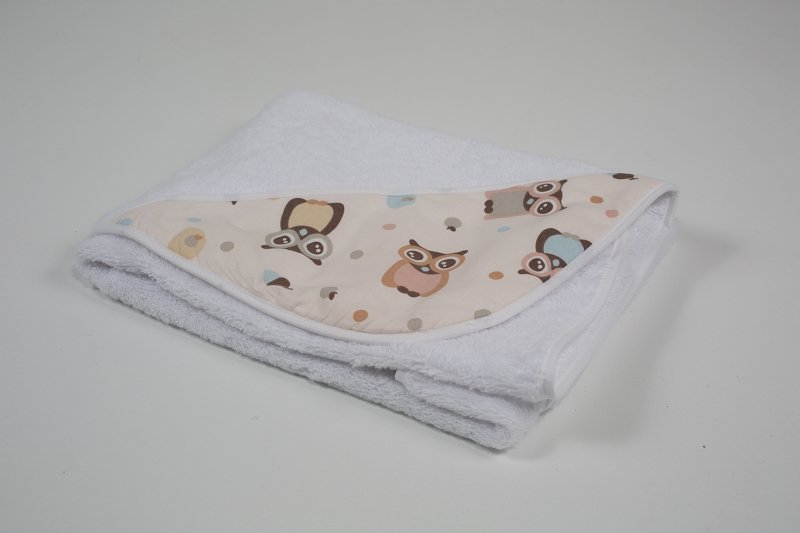 Bērnu dvielis ar kapuci TROLL Owls Towel with hood