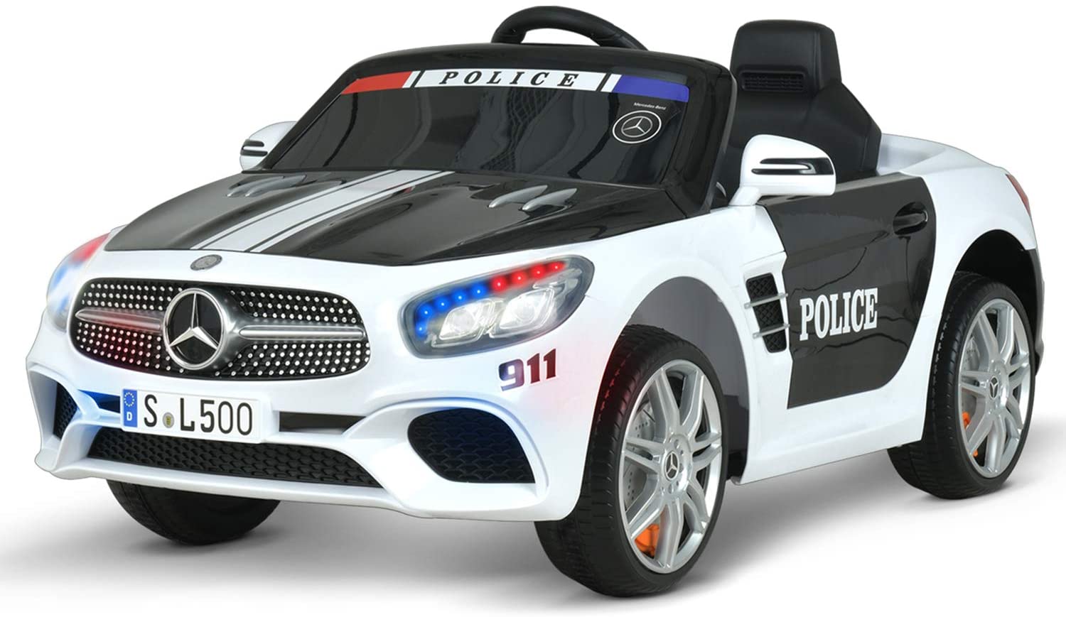 Детский электромобиль c пультом Mercedes SL500 Police S301