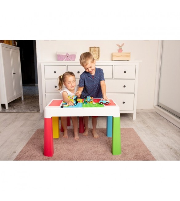 Bērnu galds un krēsliņš TegaBaby MULTIFUN Pink