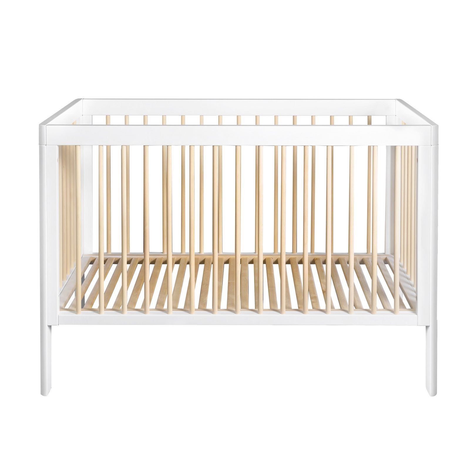 Bērnu gulta TROLL Lukas Duo White / natural COT-LU0514