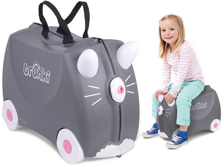 Bērnu koferis ar riteņiem Trunki Benny cat