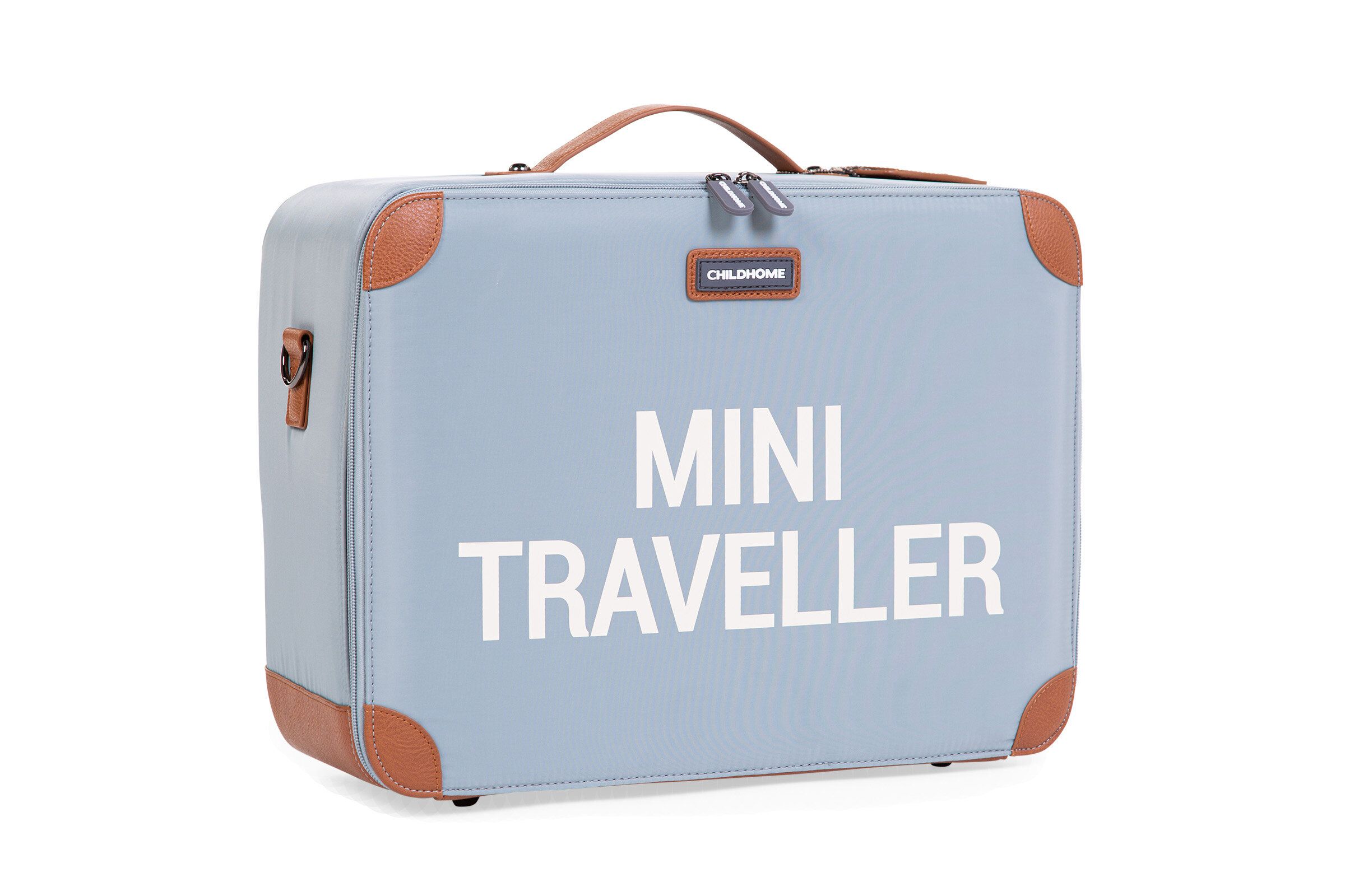 Bērnu koferis Childhome Mini Traveller Grey Off White