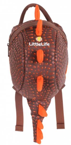 Bērnu mugursoma Littlelife Dinosaur Brown