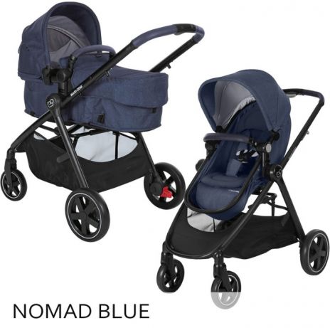 Детская универсальная коляска - трансформер 2 в 1 MAXI-COSI Zelia Nomad Blue