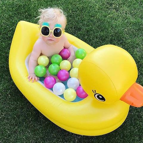 Bērnu vanna ar tehnoloģiju White hot Munchkin Inflatable Safety Duck Bath 011054