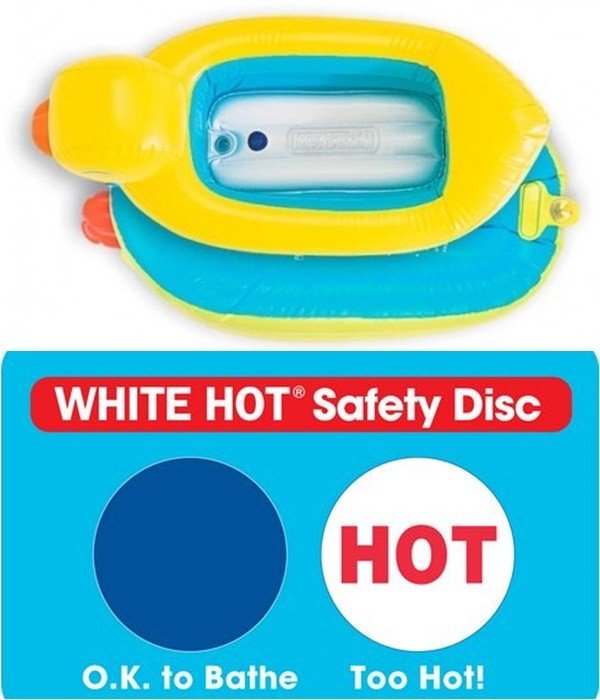 Bērnu vanna ar tehnoloģiju White hot Munchkin Inflatable Safety Duck Bath 011054