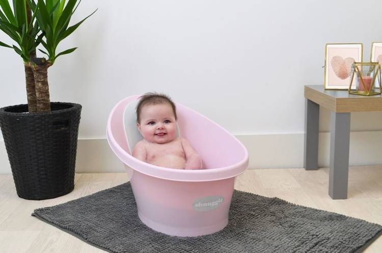 Bērnu vanna Shnuggle Bath Baby Grey