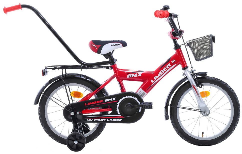 Bērnu velosipēds Romet Limber Black/Red/Blue 16 collas