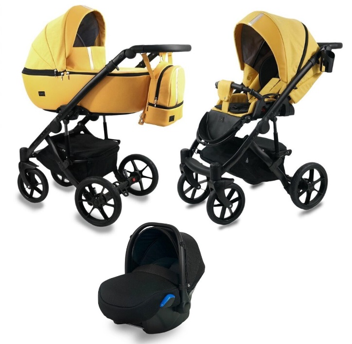 Bexa Air Yellow Bērnu rati 3in1