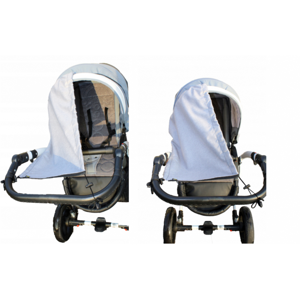 Bomix universālais saules staru aizsargs Light Grey