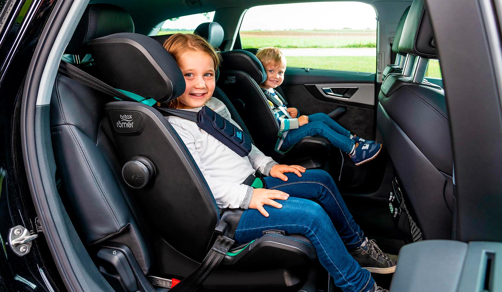 Britax Romer Advansafix I-size Cool Flow - Blue Bērnu autosēdeklis 9-36 kg