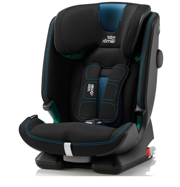 Britax Romer Advansafix I-size Cool Flow - Blue Bērnu autosēdeklis 9-36 kg