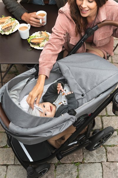 Britax Romer Smile 3 Frost Grey Bērnu rati 2in1