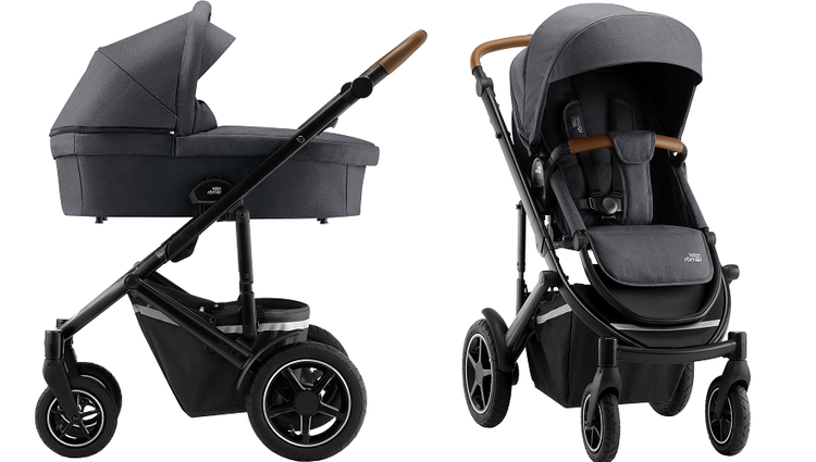 Britax Romer Smile 3 Midnight Grey Bērnu rati 2in1