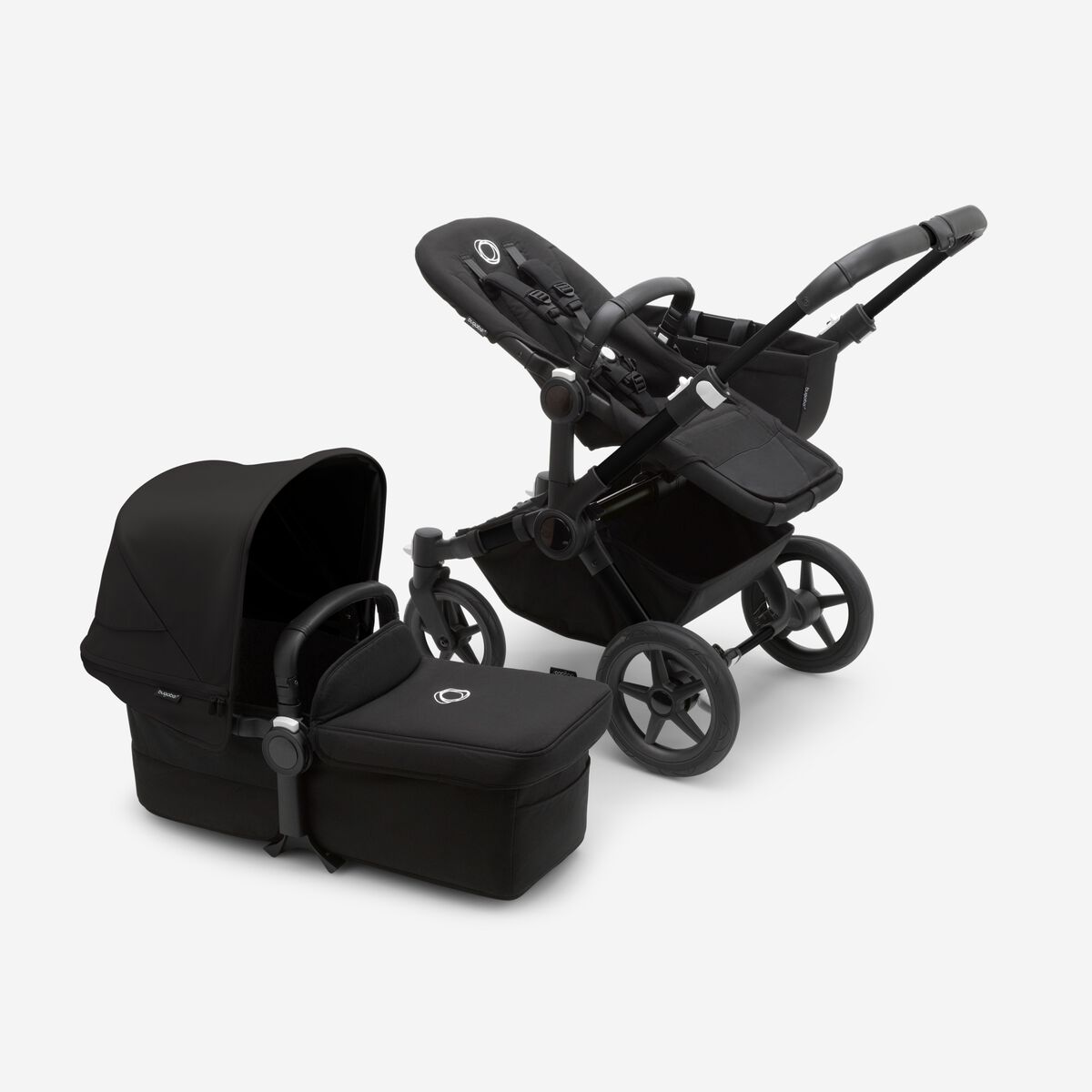 Bugaboo Donkey 5 Midnight Black Black frame Детская коляска Трансформер 2в1 (без капюшона)