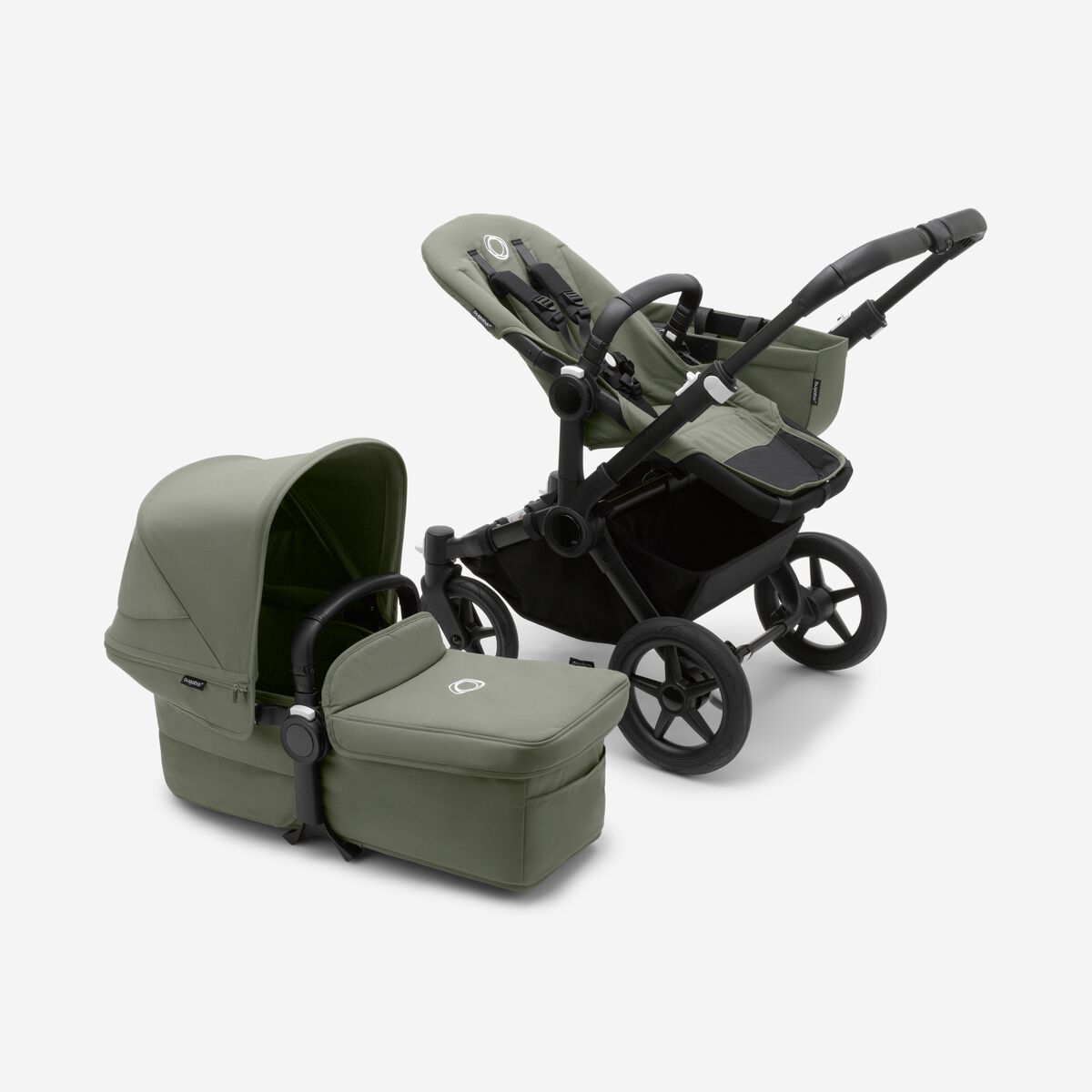 Bugaboo Donkey 5 Mono Forest Green Black frame Детская коляска Трансформер 2в1