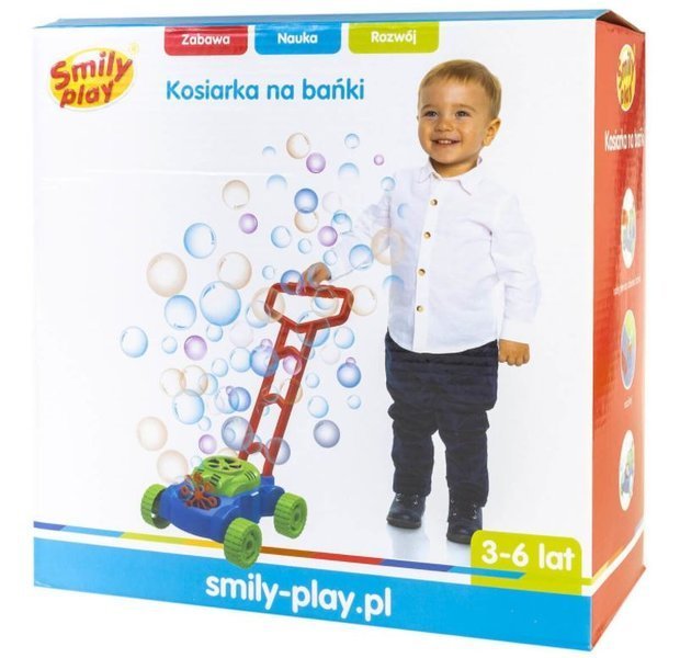 Burbuļmašīna Zāles pļāvējs Smily Play Red