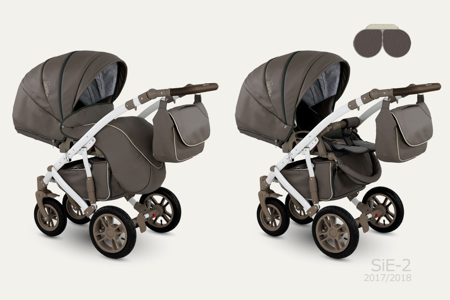 CAMARELO Sirion Eco 3in1 SIE-2 Bērnu ratiņi 3 in 1