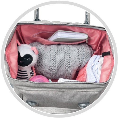Canpol Babies Grey Рюкзак для мамы - сумка для коляски