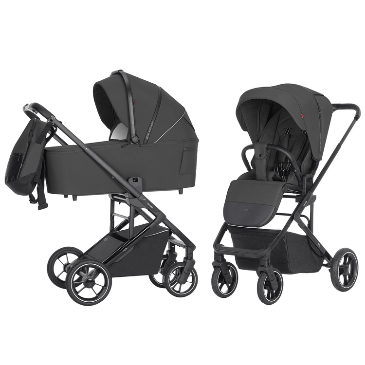 Carrello Alfa 2024 2in1 Graphite Grey Bērnu rati