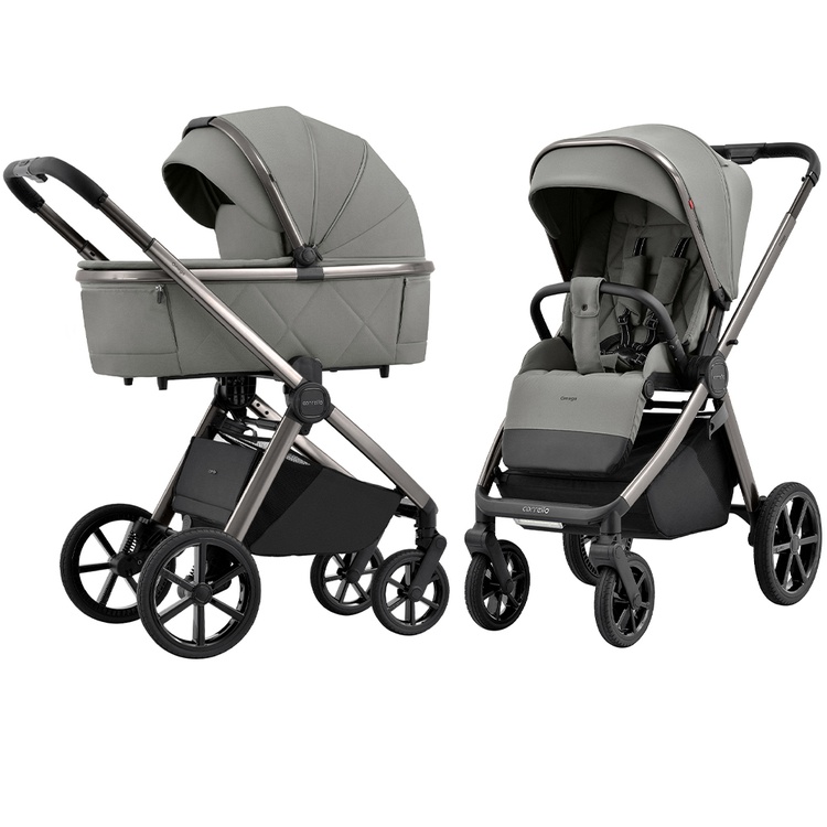 Carrello Omega 2024 2in1 Superb Grey Bērnu rati