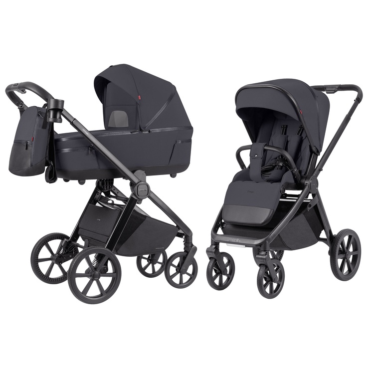 Carrello Omega Plus 2024 2in1 Meteor Grey Bērnu rati