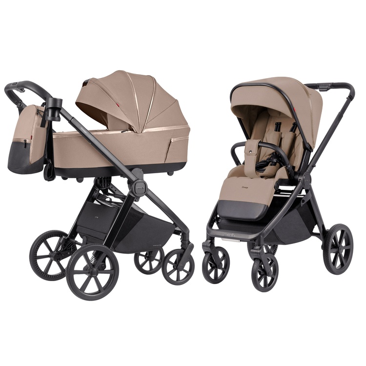 Carrello Omega Plus CRL-6540/1 2024 2in1 Asteroid Beige Детская коляска