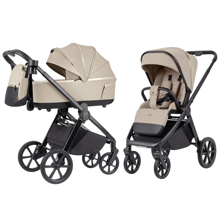 Carrello Omega Plus CRL-6540/1 2024 2in1 Solar Beige Bērnu rati