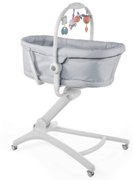 Chicco Baby Hug 4in1 Grey re lux Колыбель Качалка Стульчик 4в1