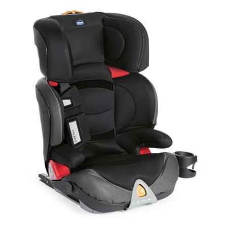 Chicco Oasys 2-3 FixPlus Evo Jet Black Bērnu autosēdeklis 15-36 kg